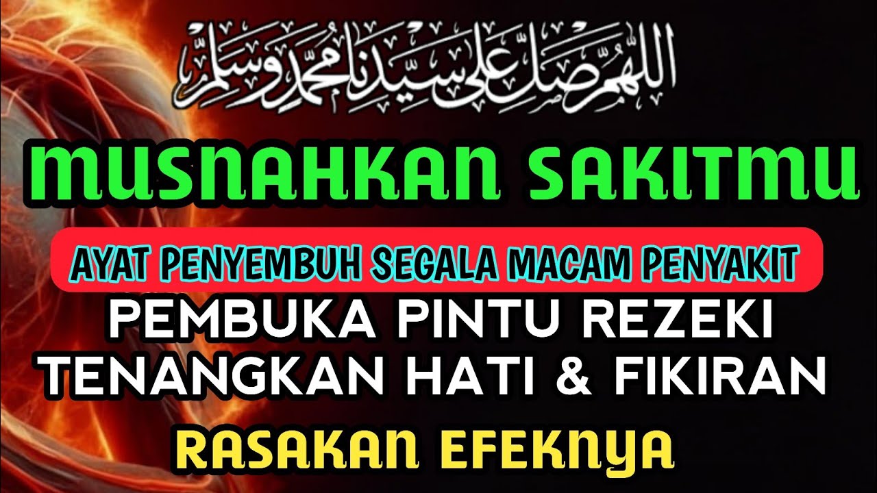 DOA PENYEMBUH SEGALA PENYAKIT, INSYAALLAH SAKIT DITUBUHMU SEMBUH | BY ALAA AQEL