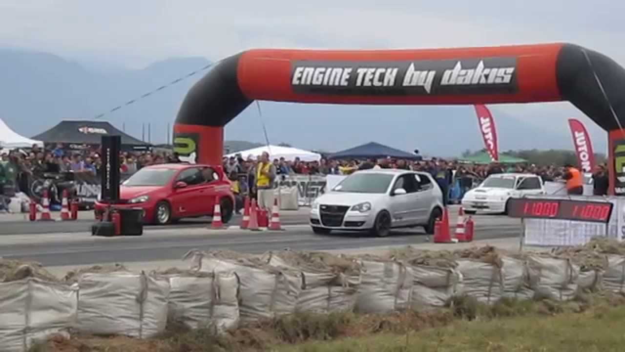 Golf vs Polo - Assimakis - RevLimit - Drag Battle Thiva Greece - 05/10/2014