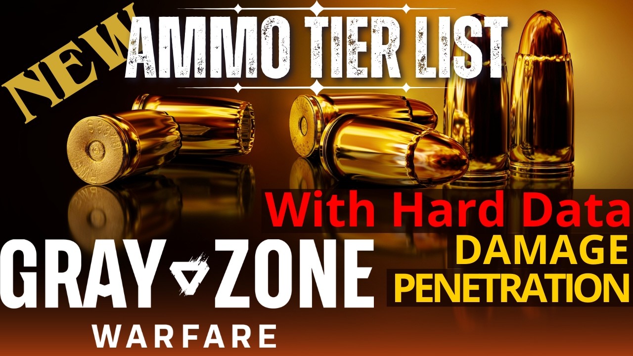 ЛУЧШИЙ тир-лист патронов &mdash; Gray Zone Warfare &mdash; Бронепробитие и показатели урона!