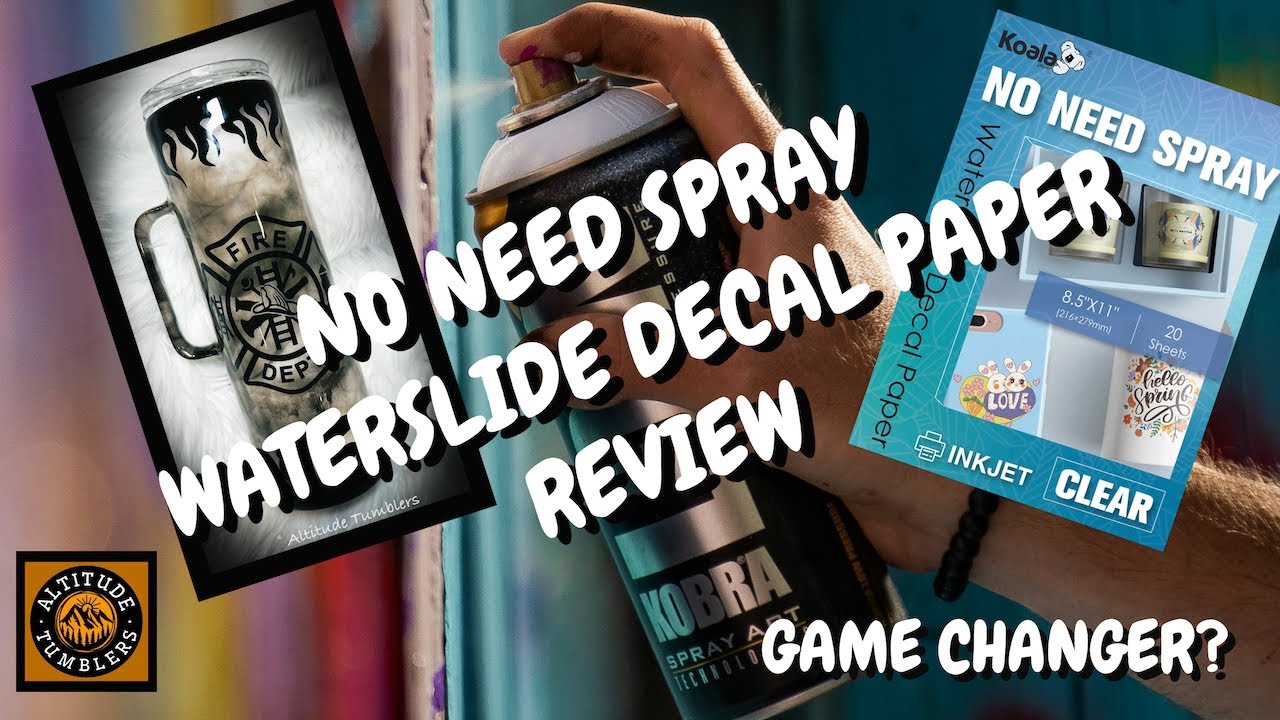 KOALA NO SPRAY WATERSLIDE DECAL PAPER REVIEW - GAME CHANGER?