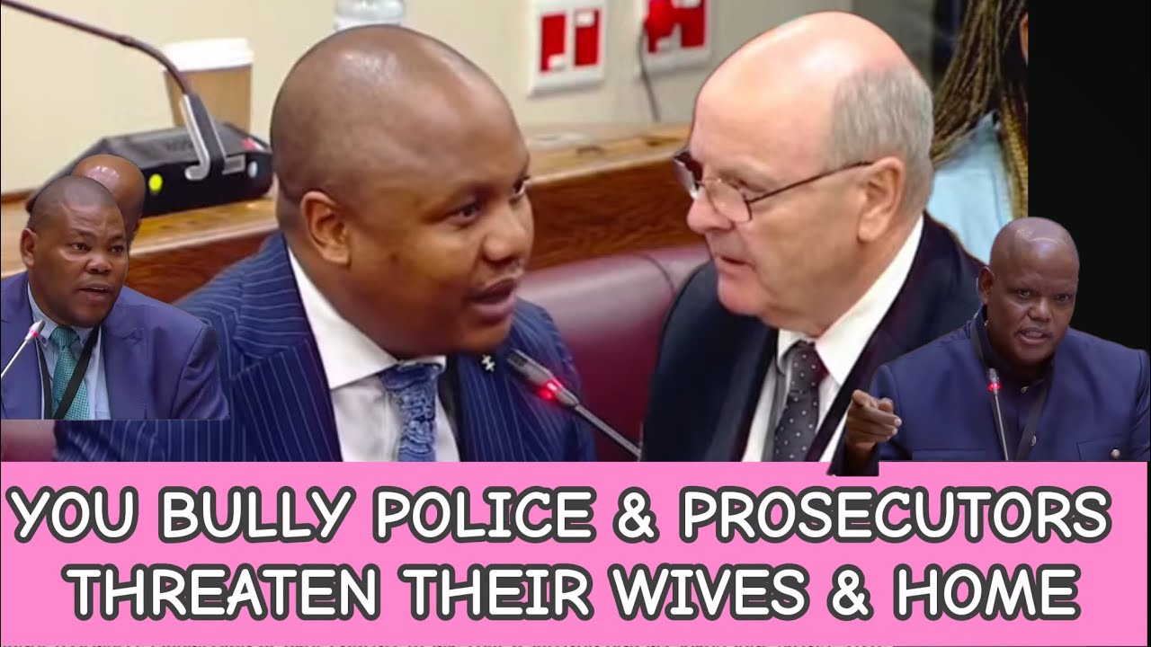 ANC NQOLA FURIOUS AT O'SULLIVAN CONDUCT TO AUTHORITY AND PARLIAMENT. JUST THREATEN EVERYONE HERE