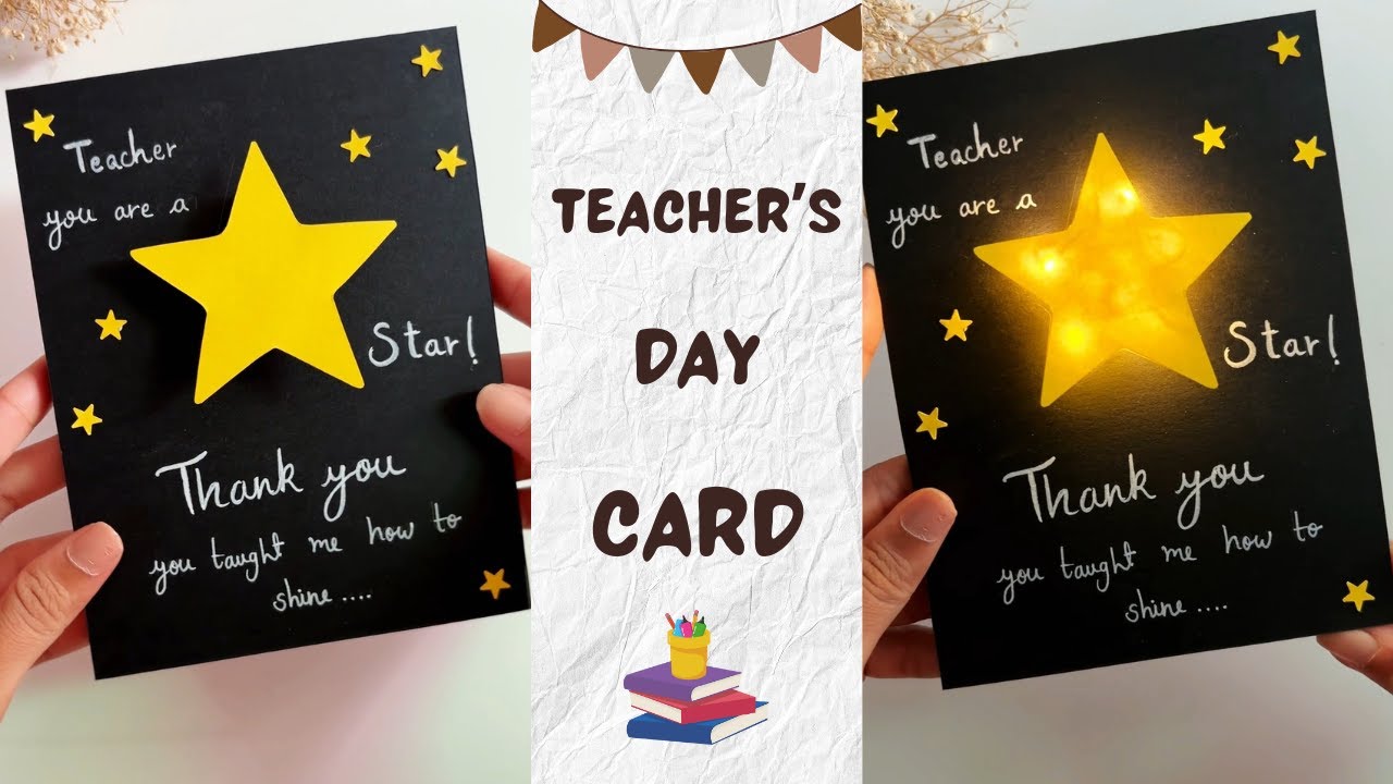 &ldquo;DIY Teacher&rsquo;s Day Card ✨ | Handmade Card Idea to Thank Your Teacher&rdquo;