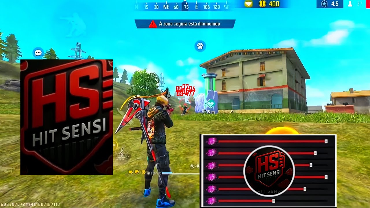 TESTEI a NOVA Sensibilidade HIT SENSI no Free Fire e Quase Deu BAN! 😳 MIRA PUXANDO (NUNCA USE!)