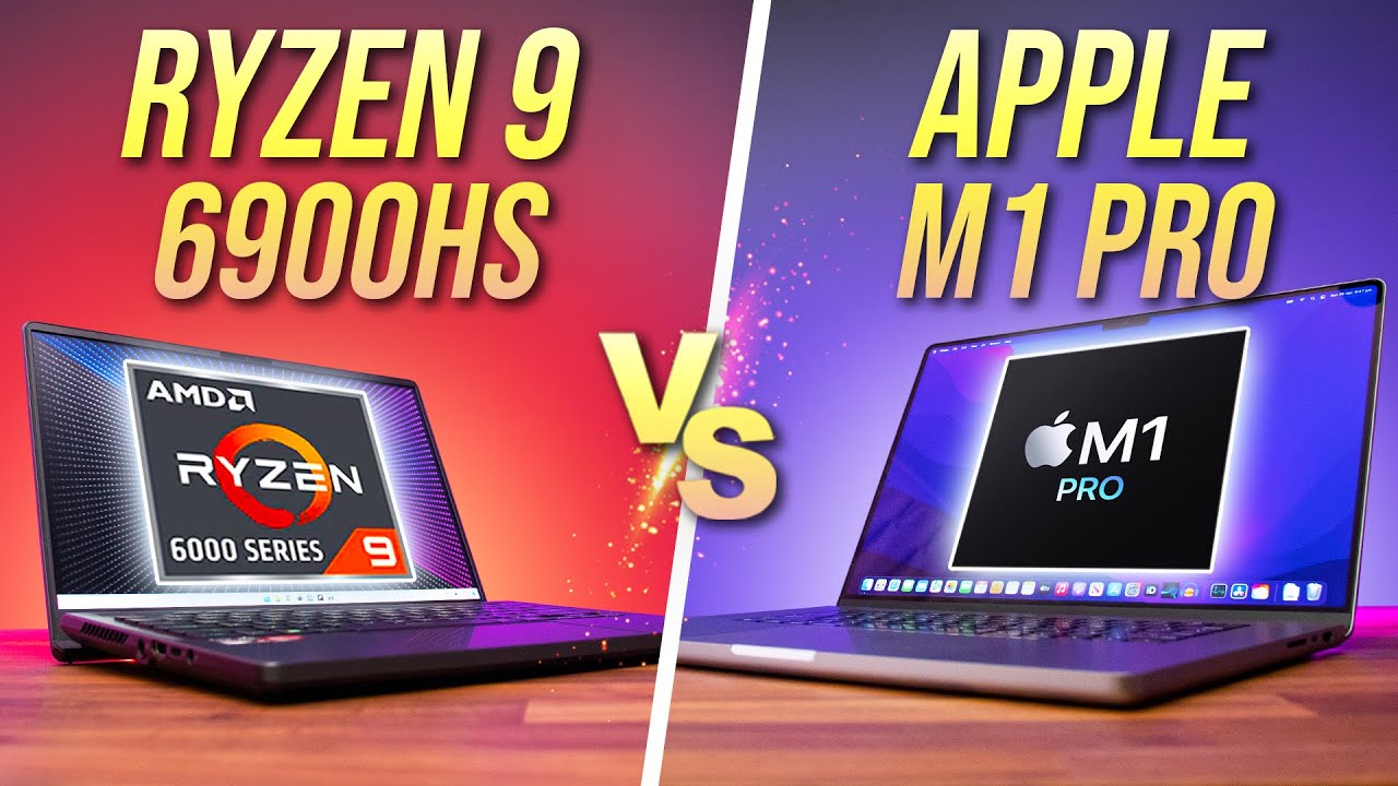 Ryzen 9 6900HS vs Apple M1 Pro - 14&rdquo; Laptop CPU Comparison!