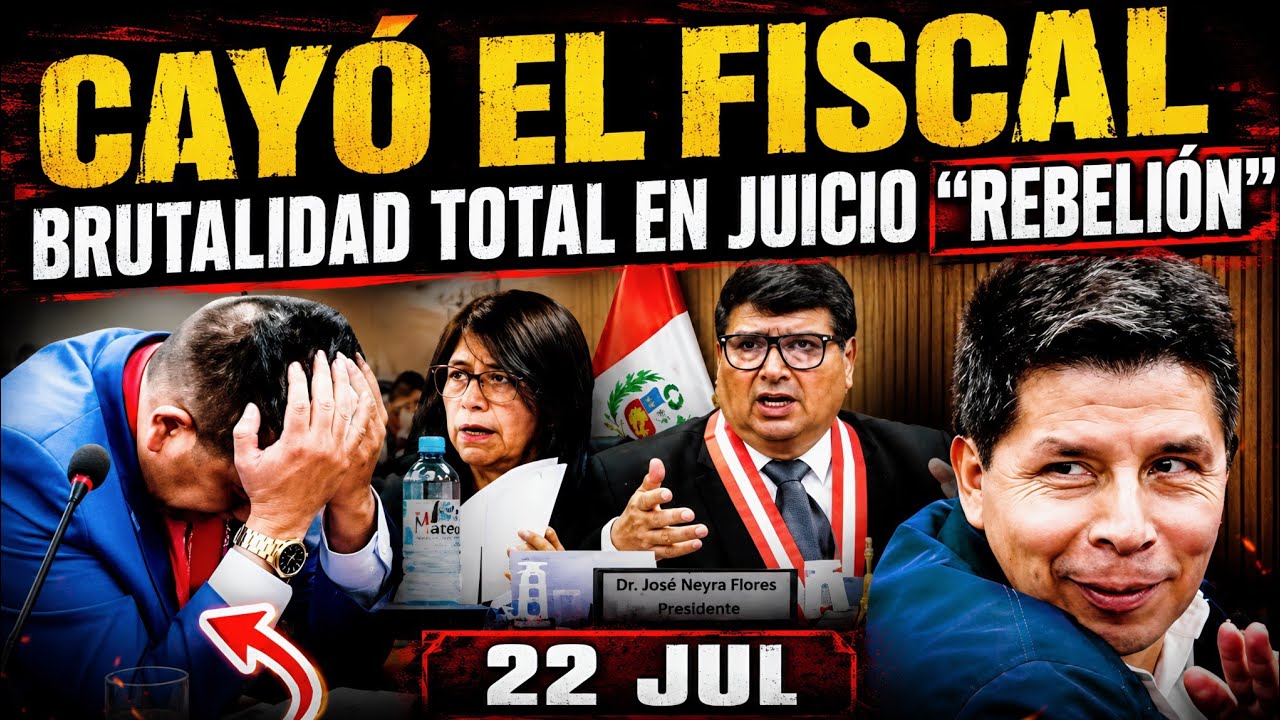 💥URGENTE-VIRAL: FISCAL SE HUNDE, MIENTE EN AUDIENCIA CONTRA EL PRESIDENTE CASTILLO POR CASO REBELIÓN