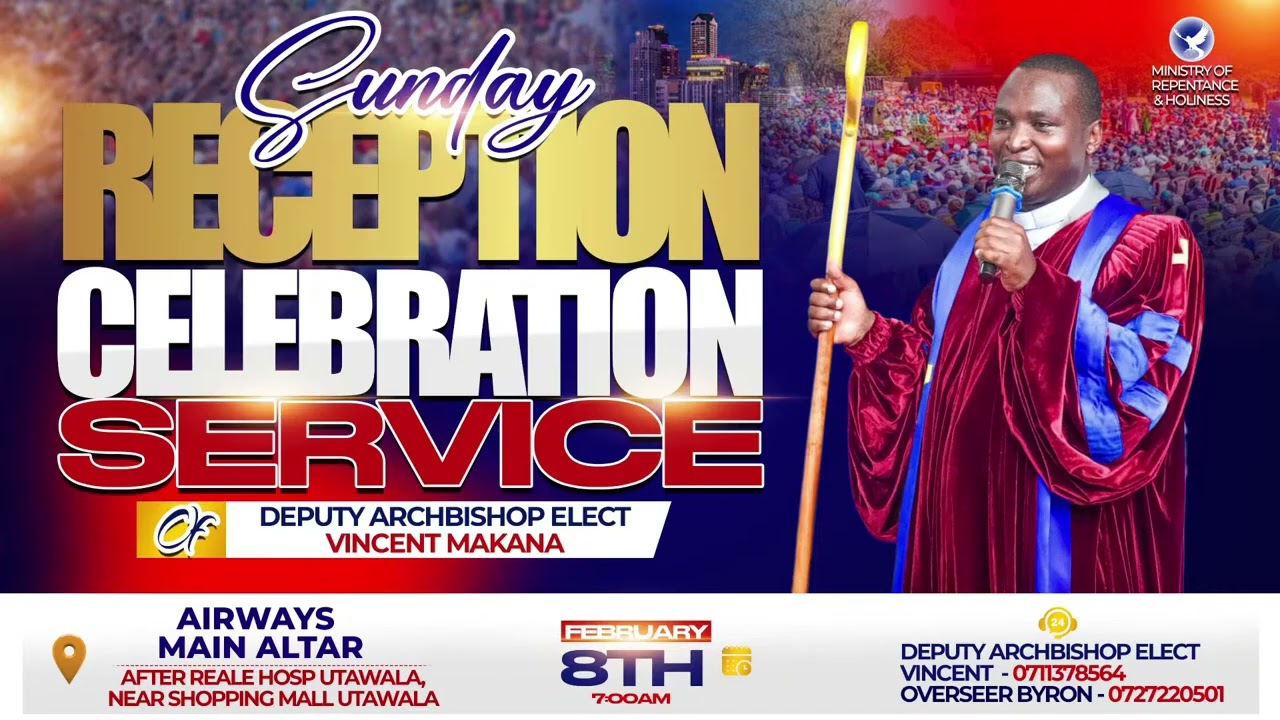 Life changing testimony of overseer Allan from Airways main altar. Repent and prepare the way 