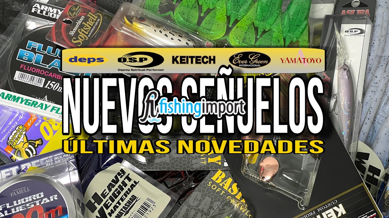 NOVEDAD de SEÑUELOS para la PESCA del BLACK BASS🔥