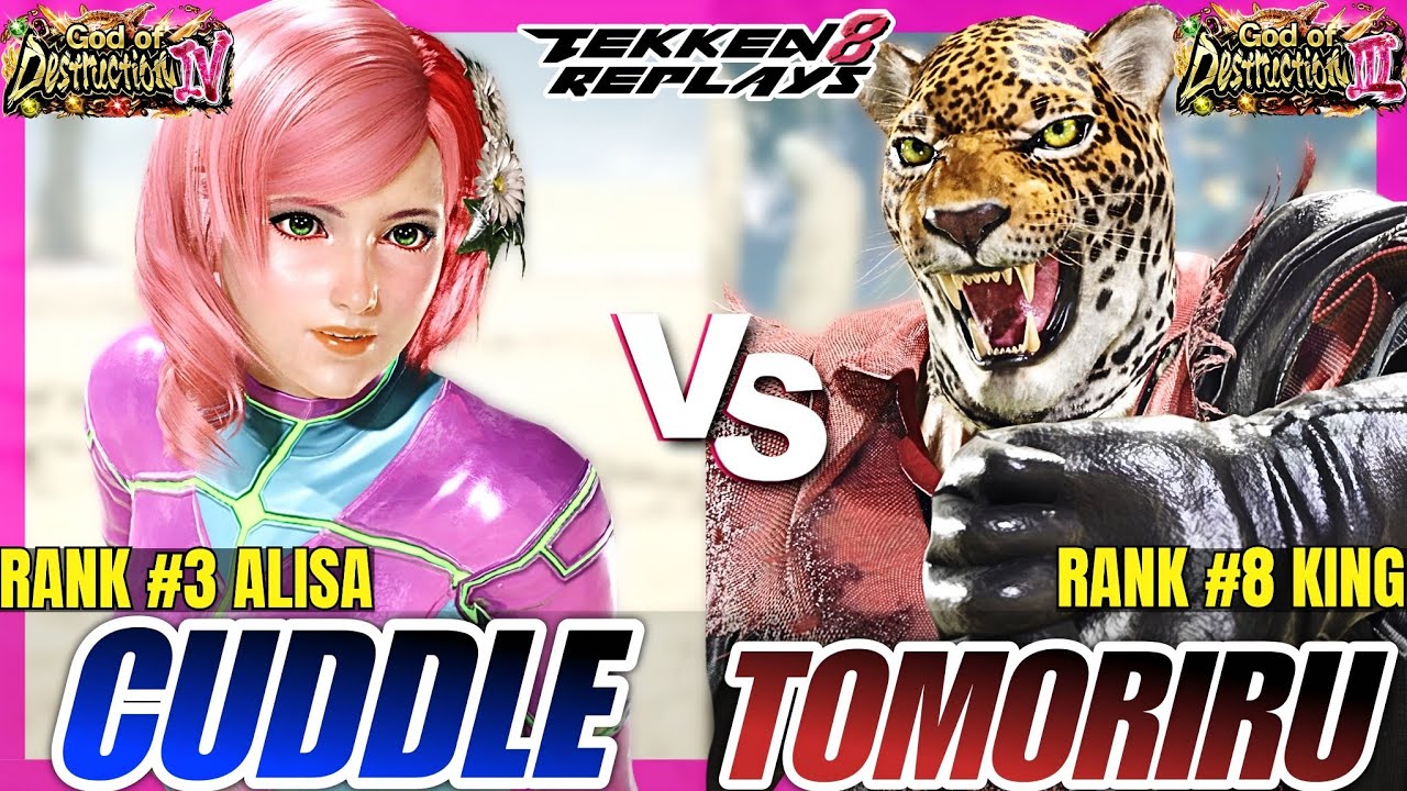 Tekken 8 - Cuddle Core (Alisa) vs Tomoriru (King) | High Level Ranked Matches