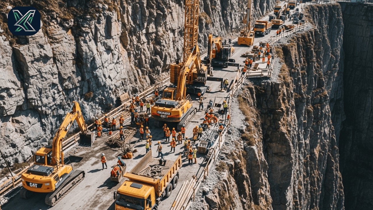 Inside the Impossible: China's $200M Hanging Highway Built on a Vertical Cliff