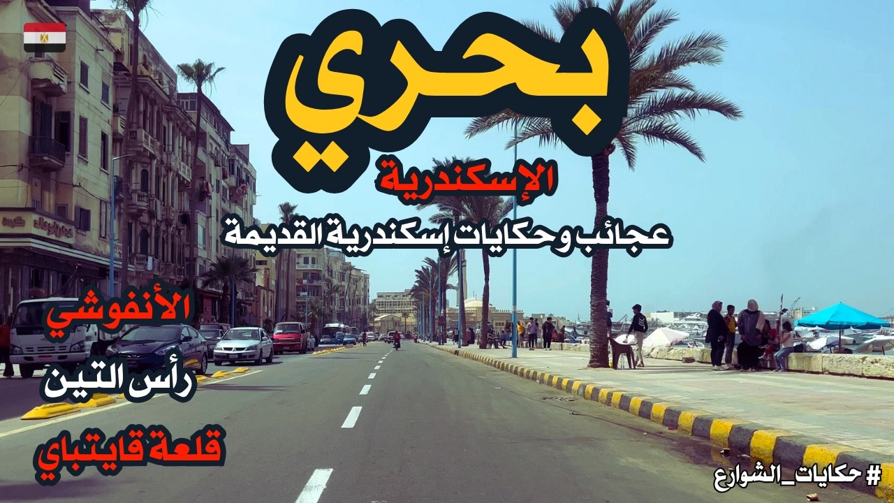 بحرى|الانفوشي |راس التين| قلعة قايتباي| حلقة السمك |جوله ممتعه فى اسكندريه القديمة