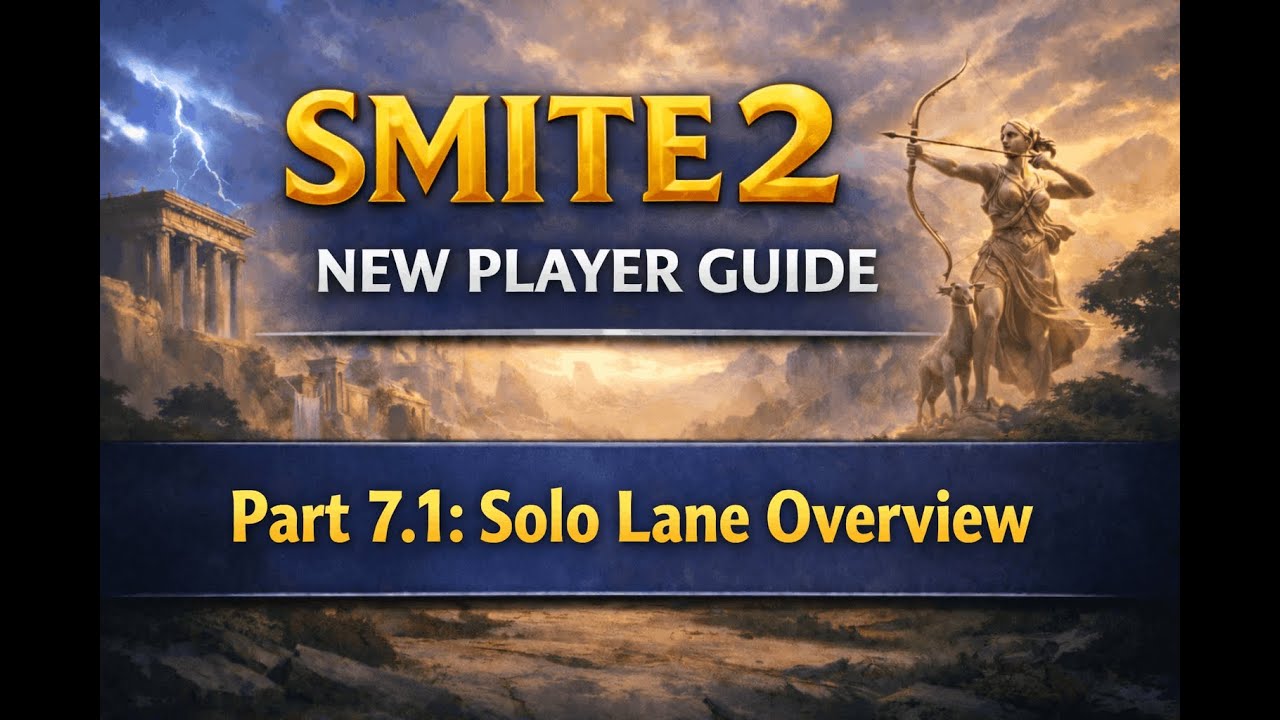 Smite 2 New Player Guide ----- Part 7.1: Solo Lane Overview