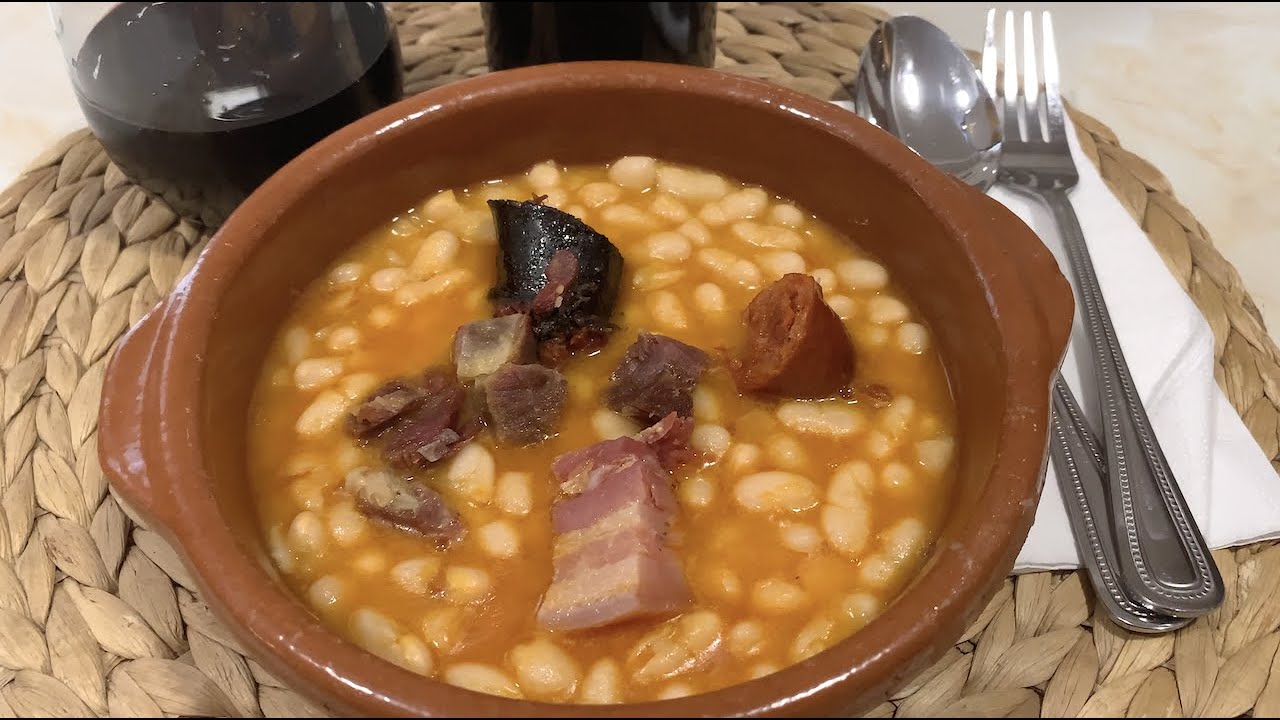 Alubias blancas con compango asturiano!!