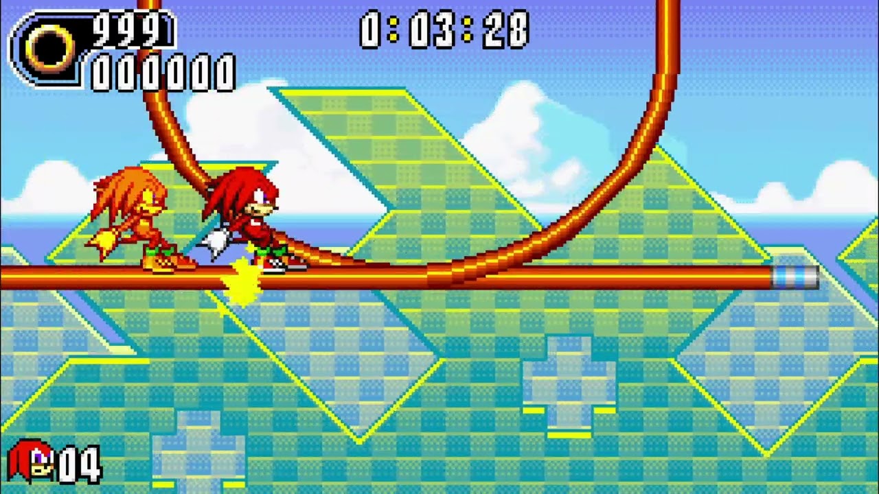 Sonic Advance 2 but everyone starts in top speed