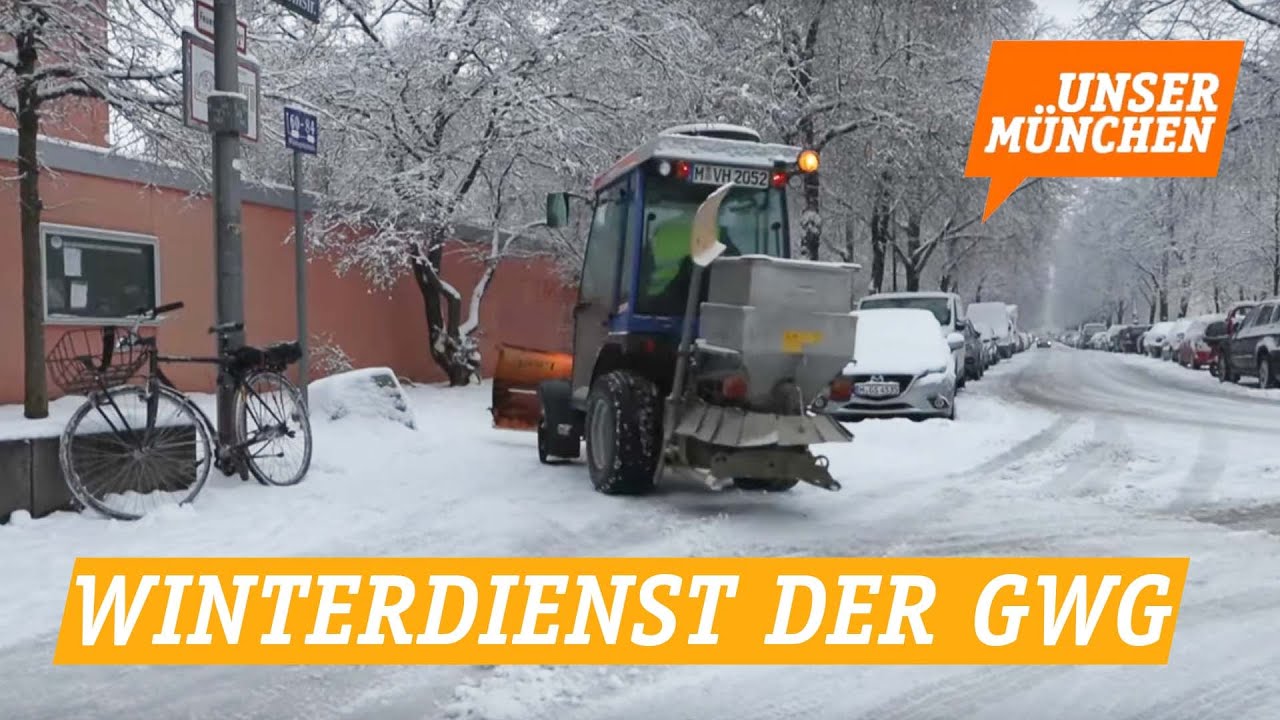 Der Winterdienst der GWG München