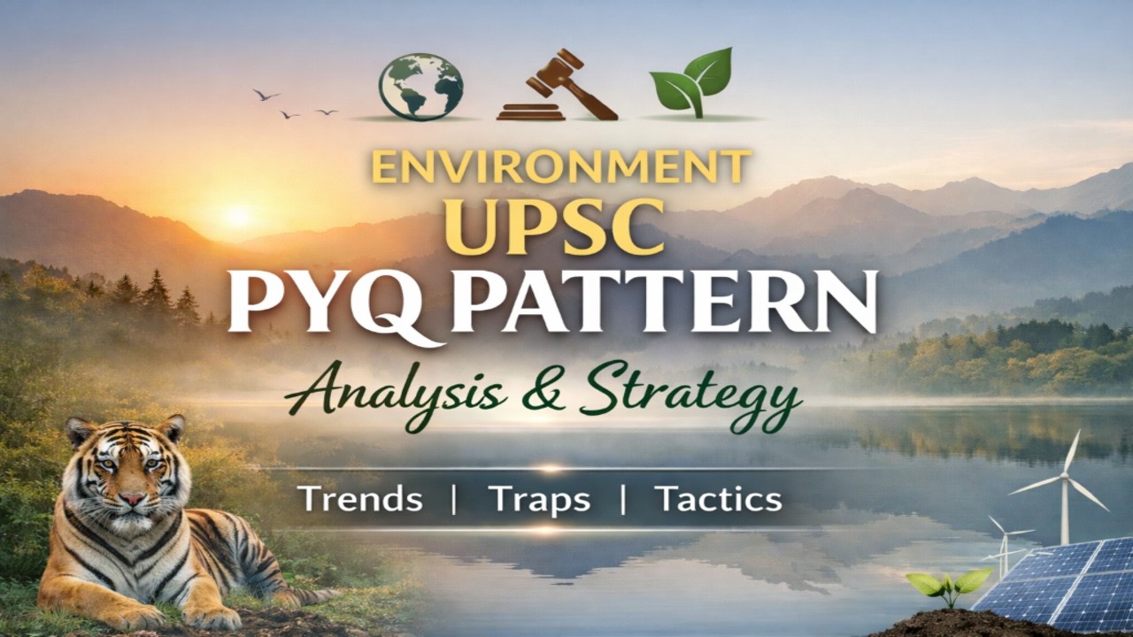 UPSC Environment PYQs EXPOSED 🔥 | 25 Years Trend Analysis + Smart Strategy for Prelims