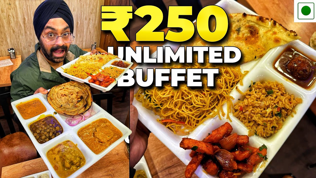 250 Rs UNLIMITED BUFFET | West Delhi's Cheapest Lunch & Dinner Buffet!