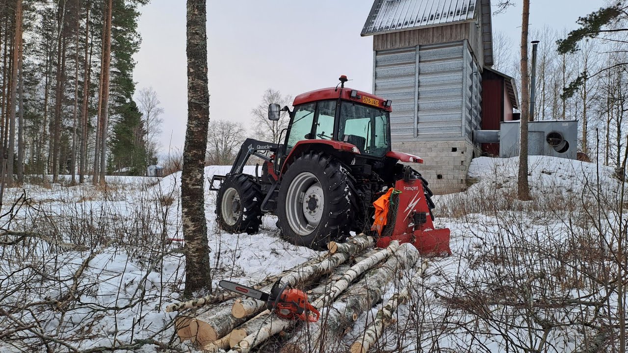Koivuja nurin moottorisaha & juontovinssi