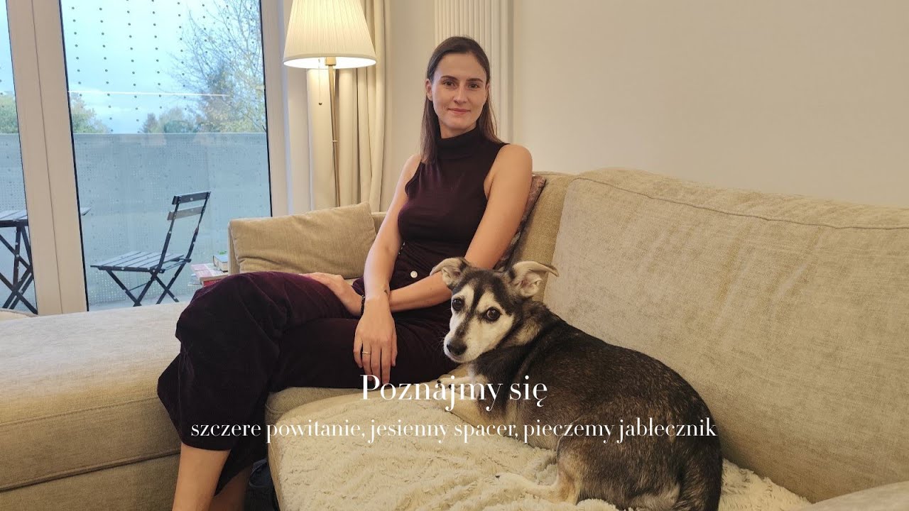 MÓJ PIERWSZY VLOG Poznajmy się - pieczemy ciasto, jesienny spacer, konie