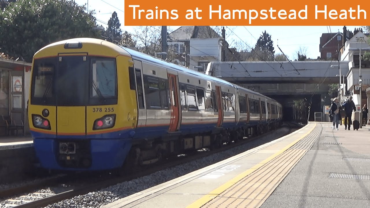 London Overground: Trains at Hampstead Heath