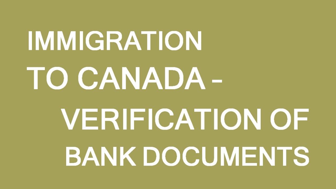 Bank references verification for immigration and visas. LP Group