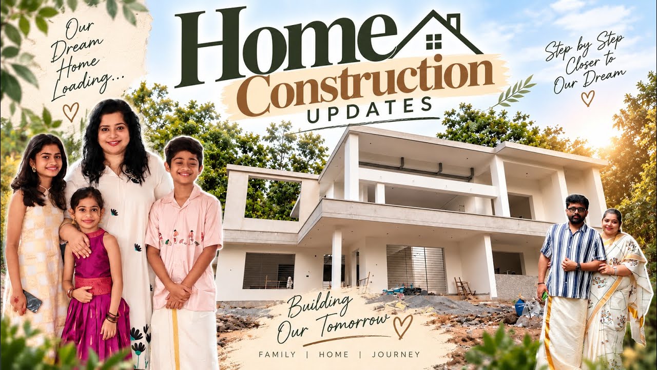 Home Construction Updates | Gini Lijo Georgge Vlog 543