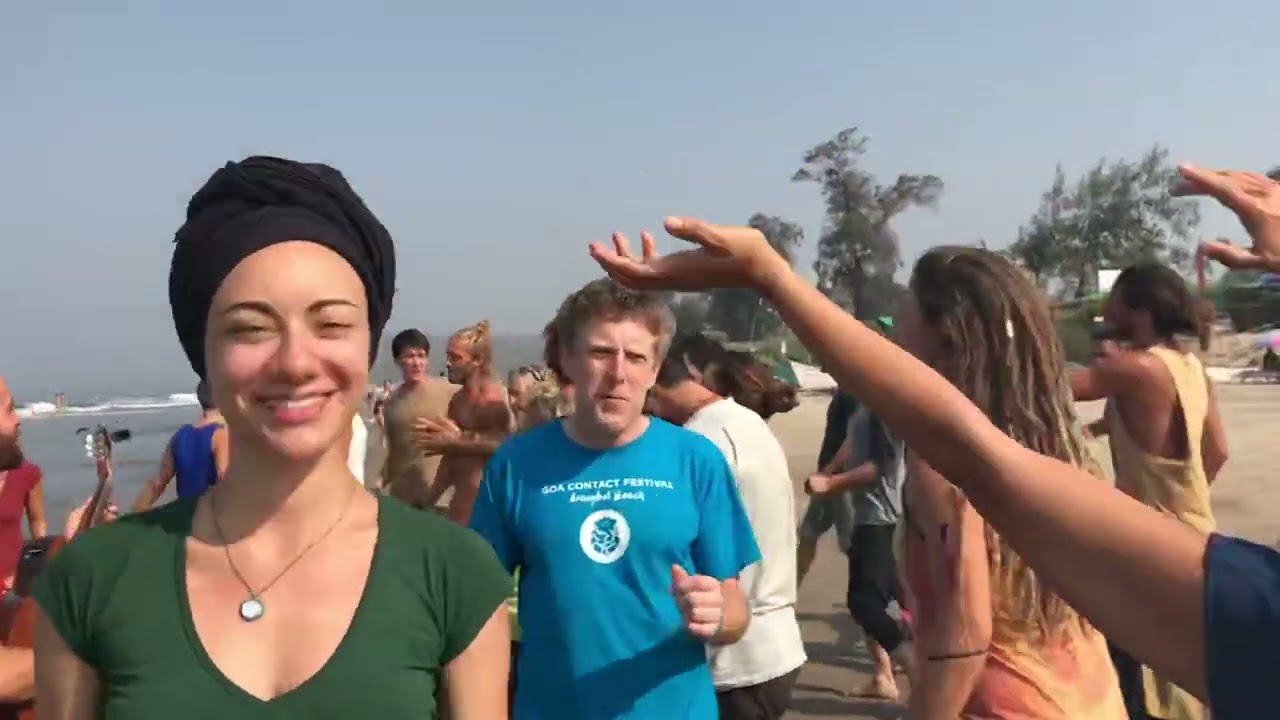 We are one in harmony ( Arambol India )Matthieu Azul and family