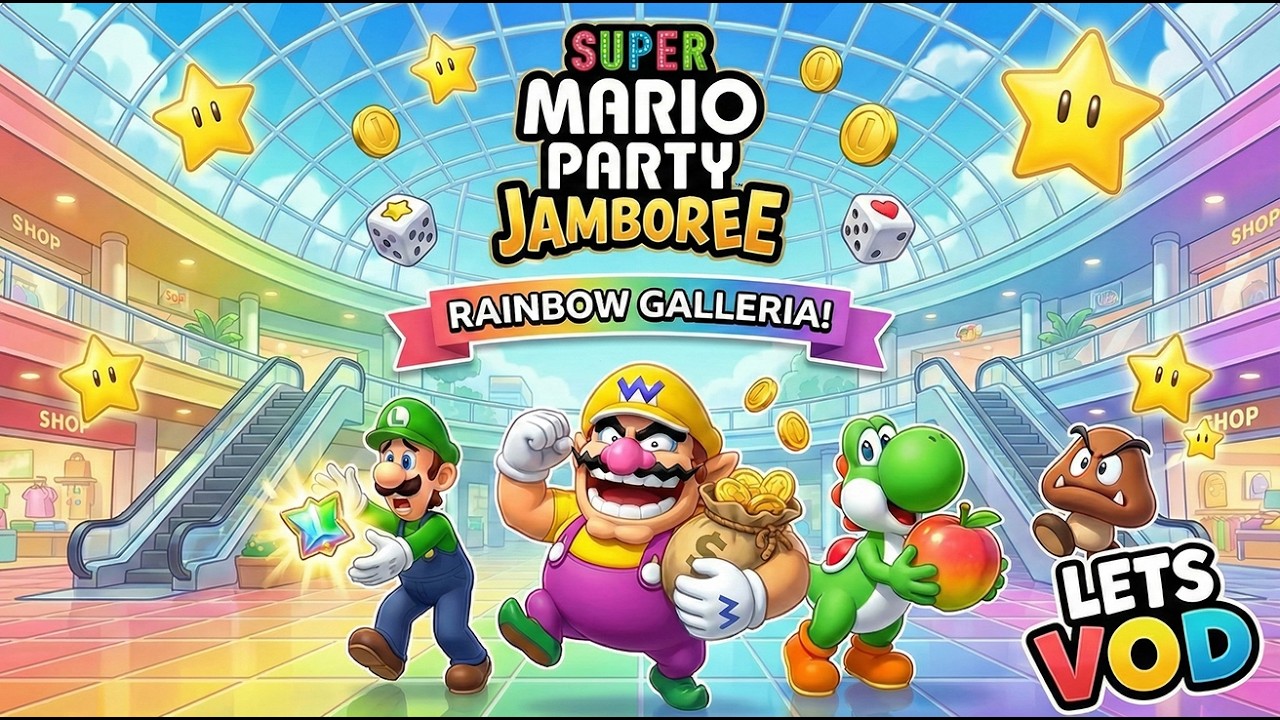 Eure Glatze wünscht euch ein frohes neues Jahr | @buredoken9 | Let's VOD / Mario Party Jamboree