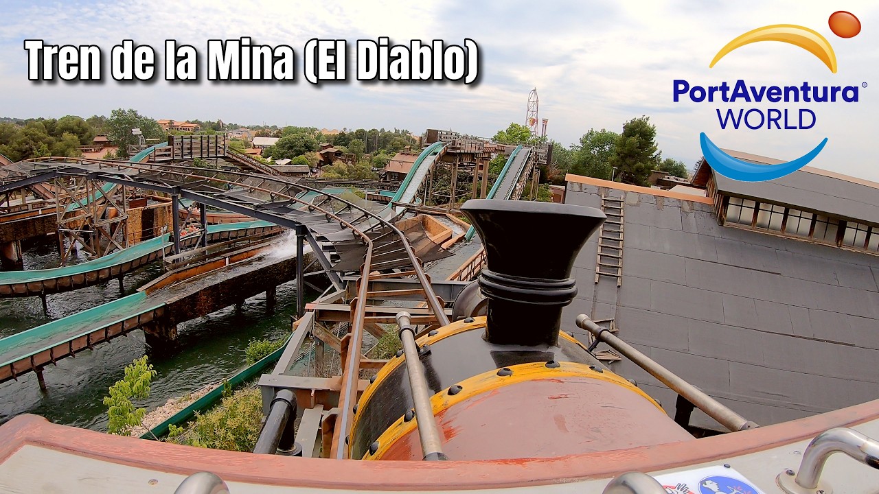 El Diablo (Tren de la Mina) 🎢 OnRide (POV) | Port Aventura 2026