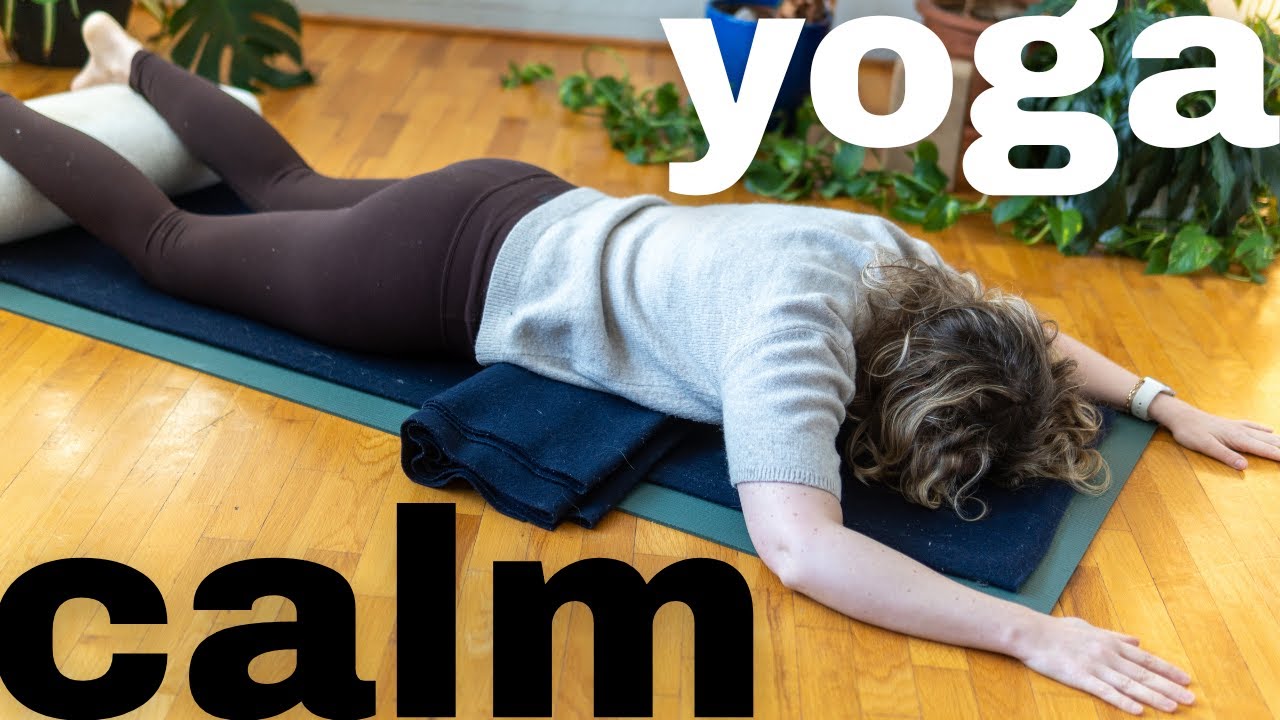 Restorative Yoga for a CALM NERVOUS SYSTEM | Yoga with Melissa 752