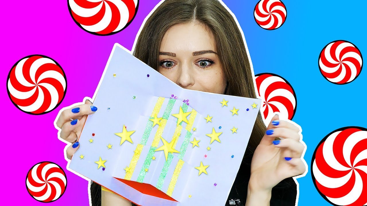 5 ОТКРЫТОК ЗА 5 МИНУТ ❆ DIY Открытки на Новый Год ❆ На бюджете ❆ New Year 🐞 Afinka