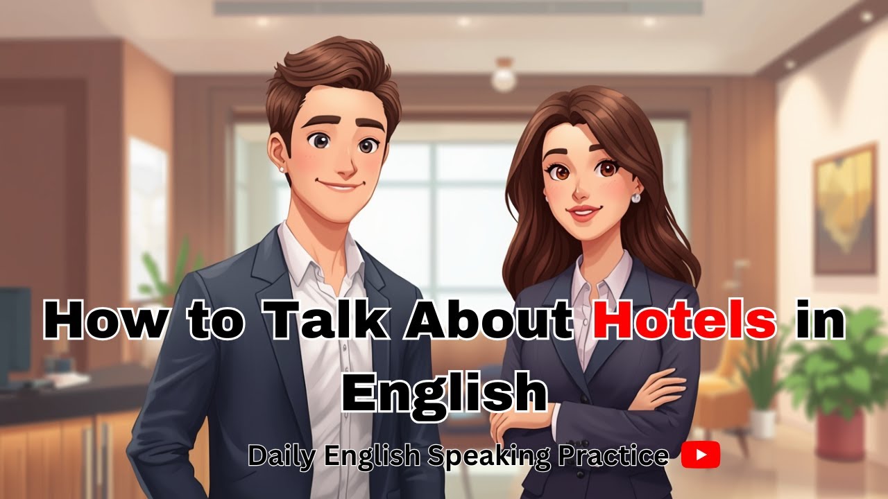 How to Talk About Hotels in English  Hotel English Conversation  Daily English Speaking Practice