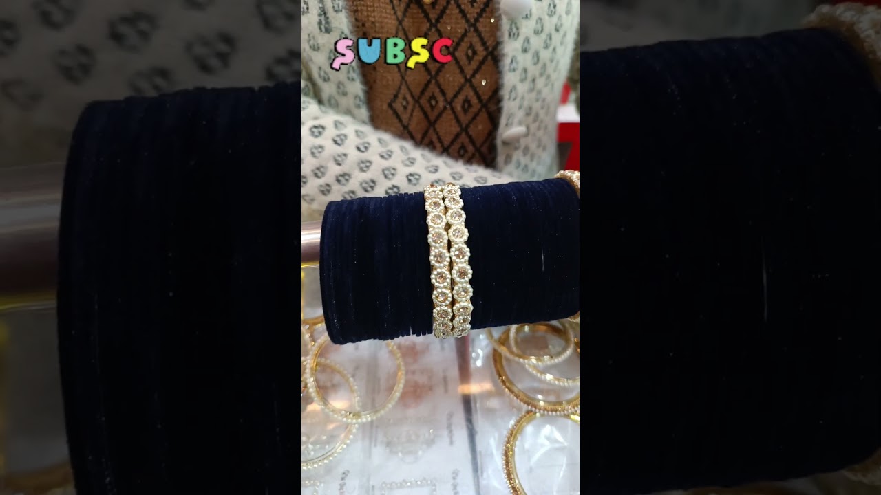 Beautiful Velvet चूड़ी सेट लगाना सीखें साड़ी लहंगे के लिए 💥#youtubeshorts #shorts #chudi #bangles #yt