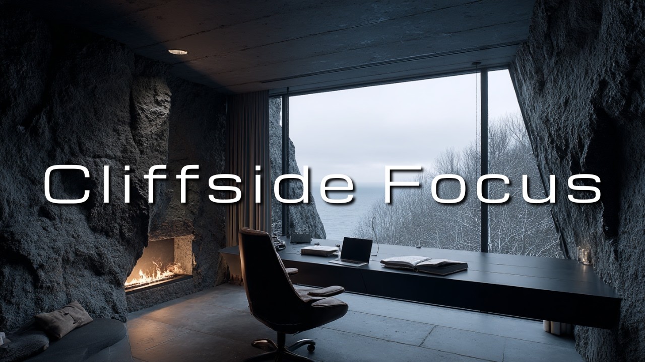 Deep Work Music | Secret Cliffside Sanctuary | Intense Concentration for Productivity