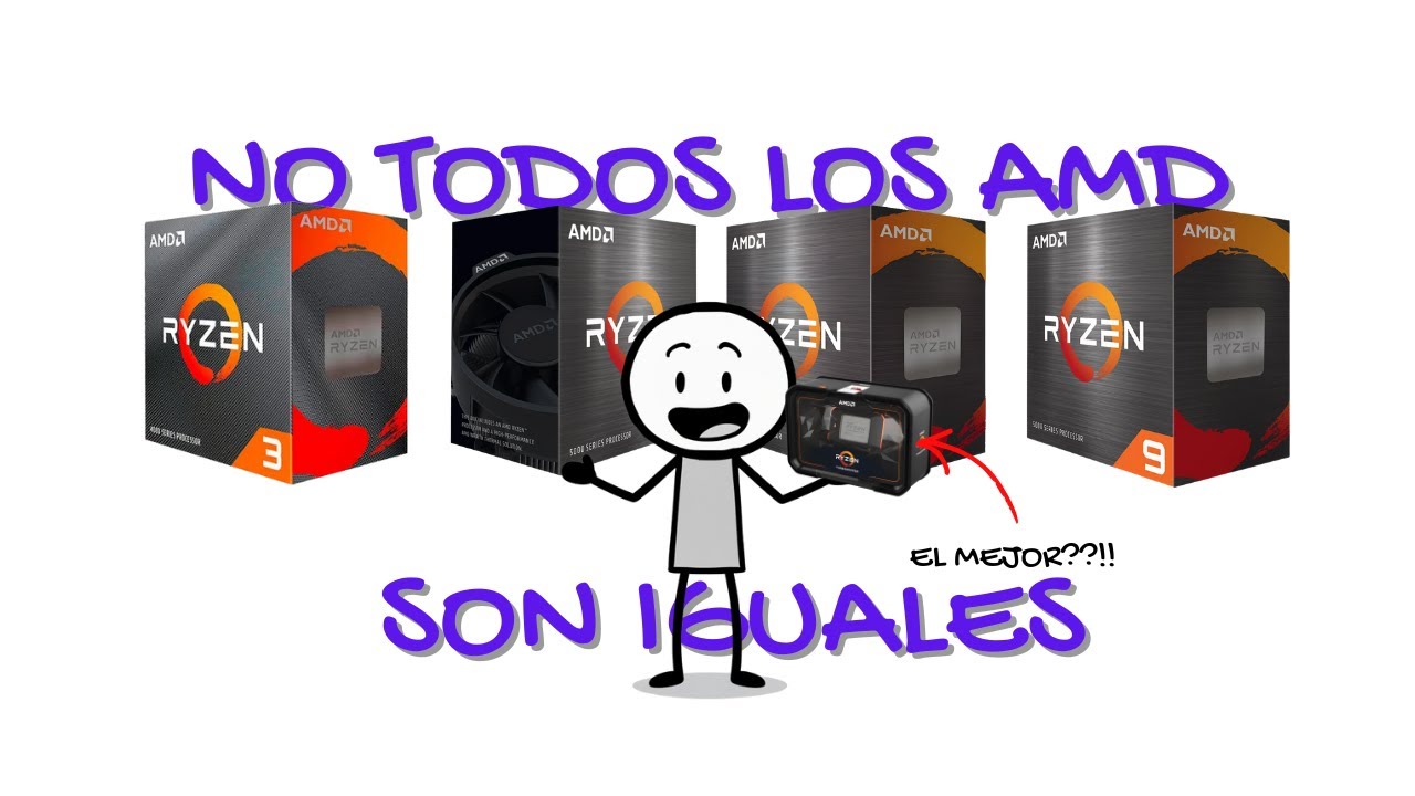 AMD Ryzen explicado para principiantes — qué significan 3, 5, 7 y 9