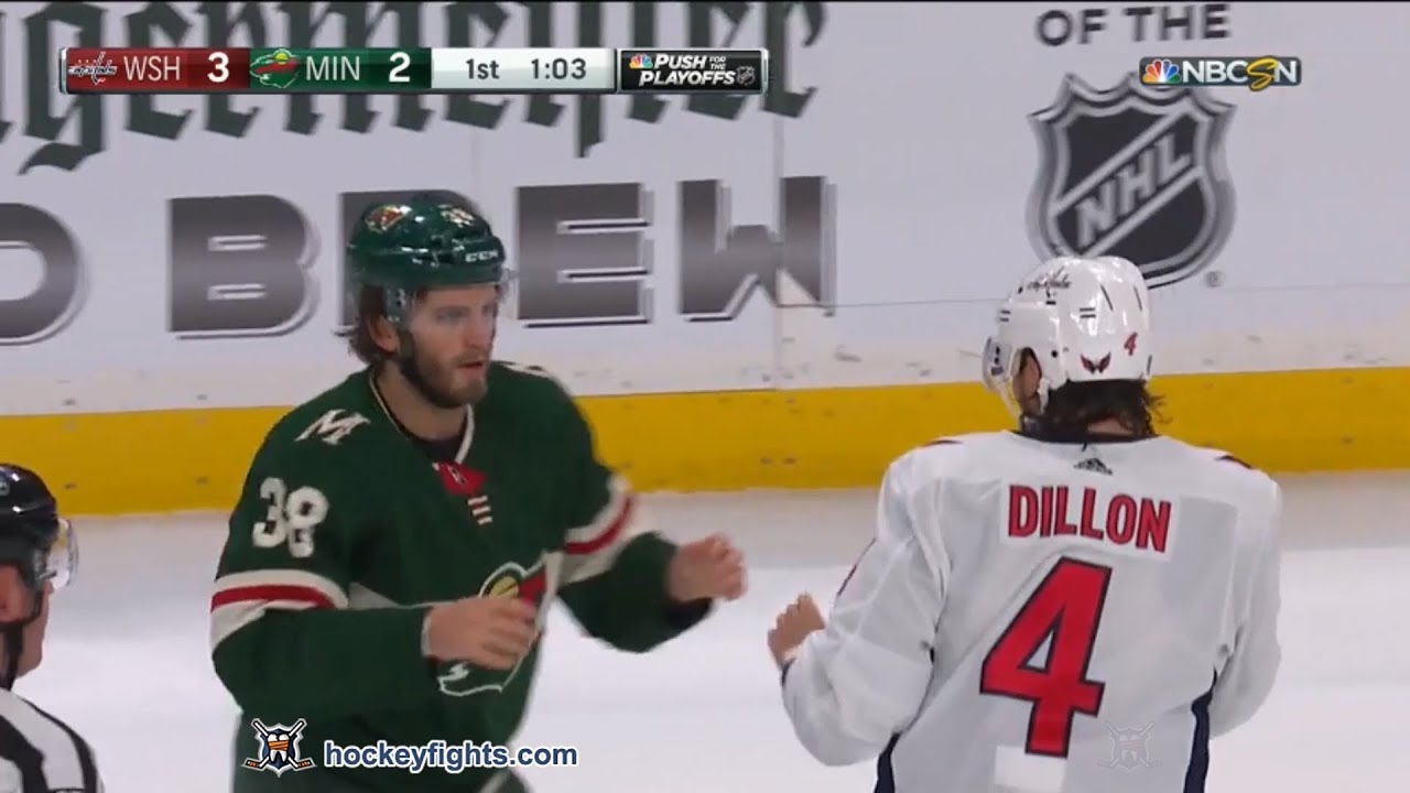 Brenden Dillon vs Ryan Hartman Mar 1, 2020
