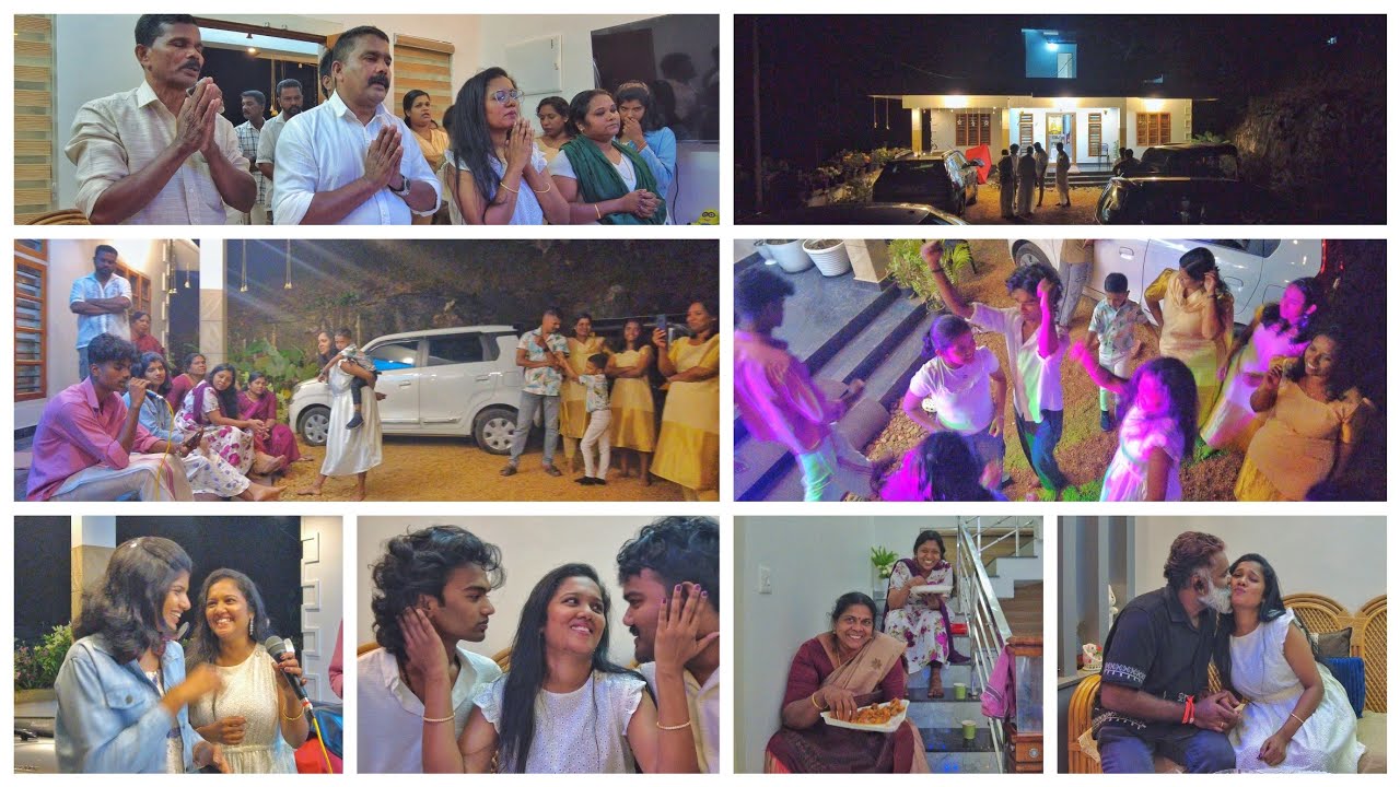 2389 🏡 കല്യാണ തലേന്ന് മധുരം വെപ്പും ഉമ്മയും 🎊 പാട്ടും കൂത്തും 💃🏼 സുഹൃത്ത് ജോസിൻ്റെ മകൾ ജീന മോൾ ❤️ 