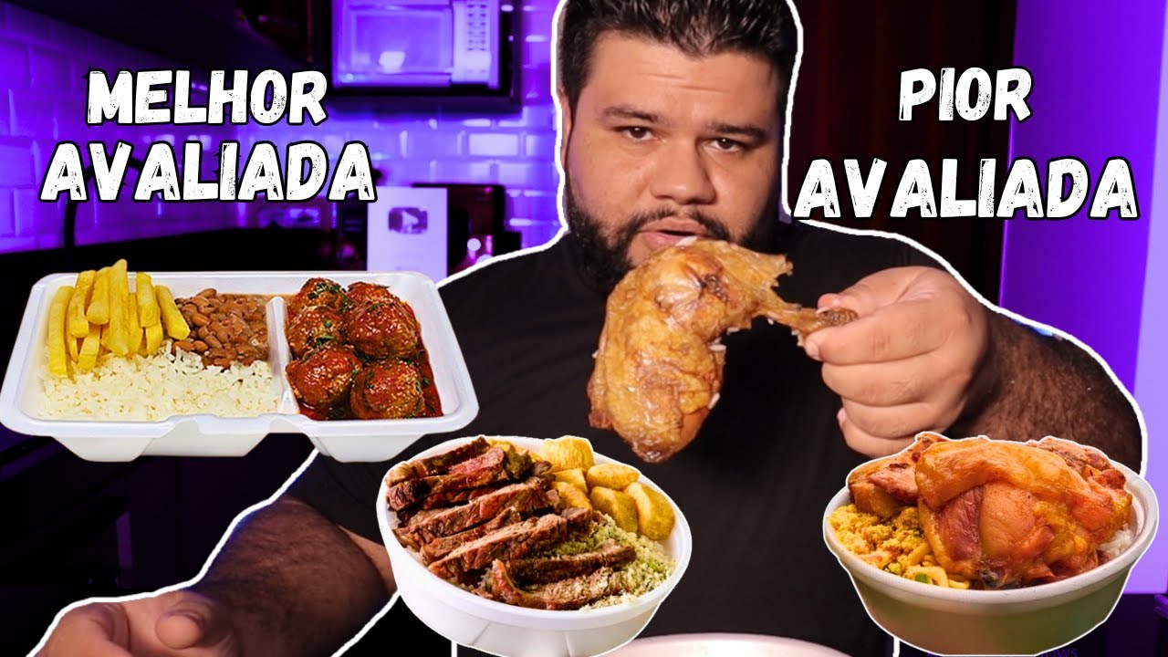 Marmita Pior Avaliada VS Marmita Melhor Avaliada do APP