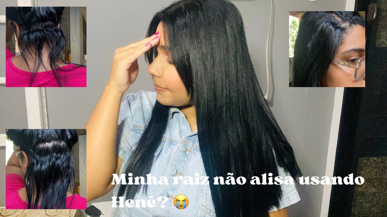 O QUE FAZER QUANDO O HENÊ NÃO ALISA A RAIZ DO CABELO?? 