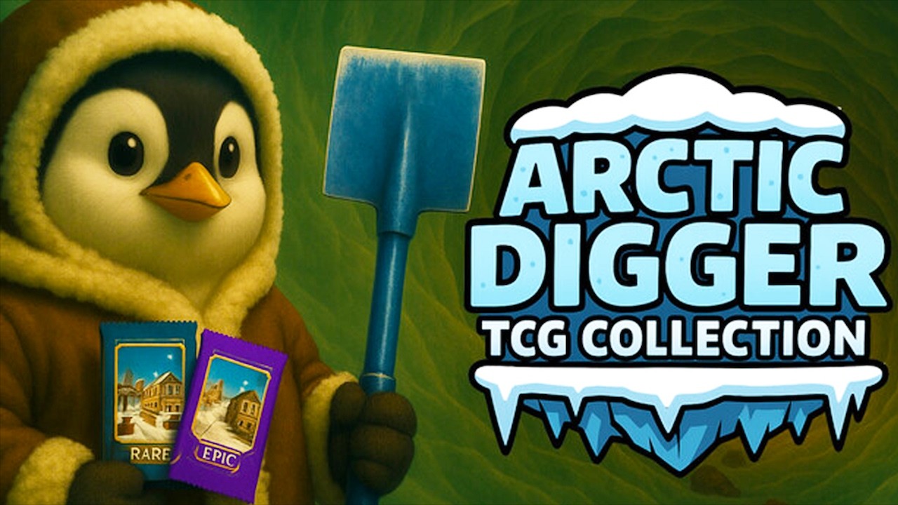【Arctic Digger TCG Collection】北極の氷を掘って鉱石やカードを集めて売る採掘ゲーム