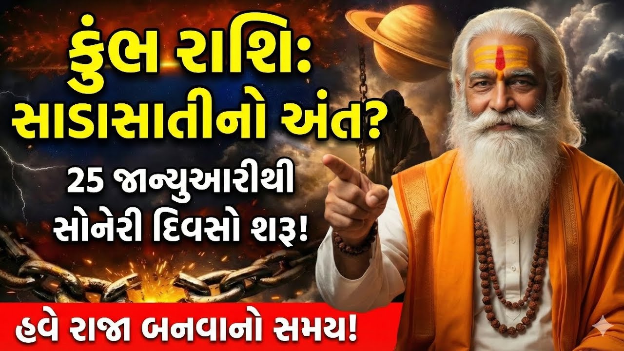 કુંભ રાશિ સાડાસાતી મુક્તિની તારીખ જાહેર | Kumbh Rashi 2026 | Shani Gochar 2026