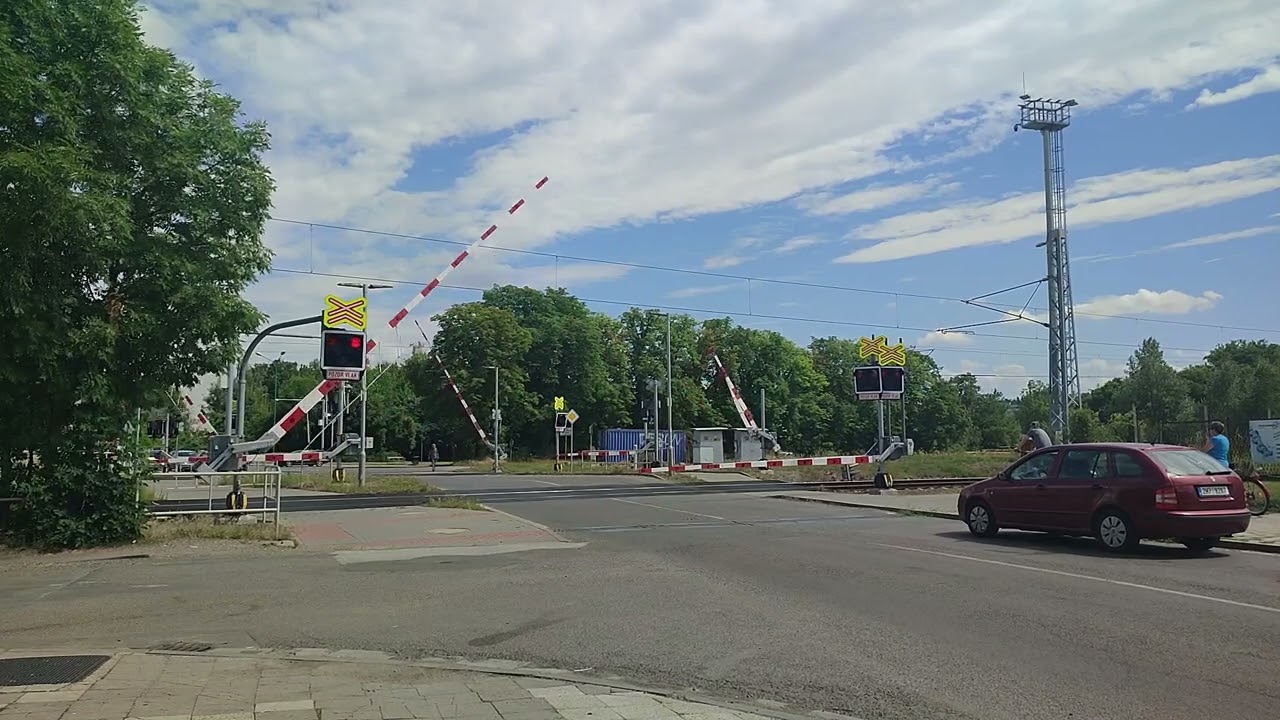 Železniční přejezd Jaroměř #1 26.6.2024