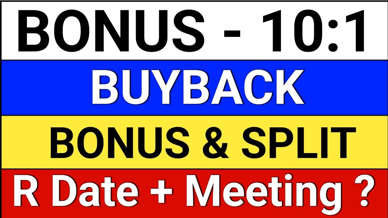 bonus and split घोषणाएं? Buyback. Dividend. Anand Rathi. Team Lease. Hardwyn,  Kalind