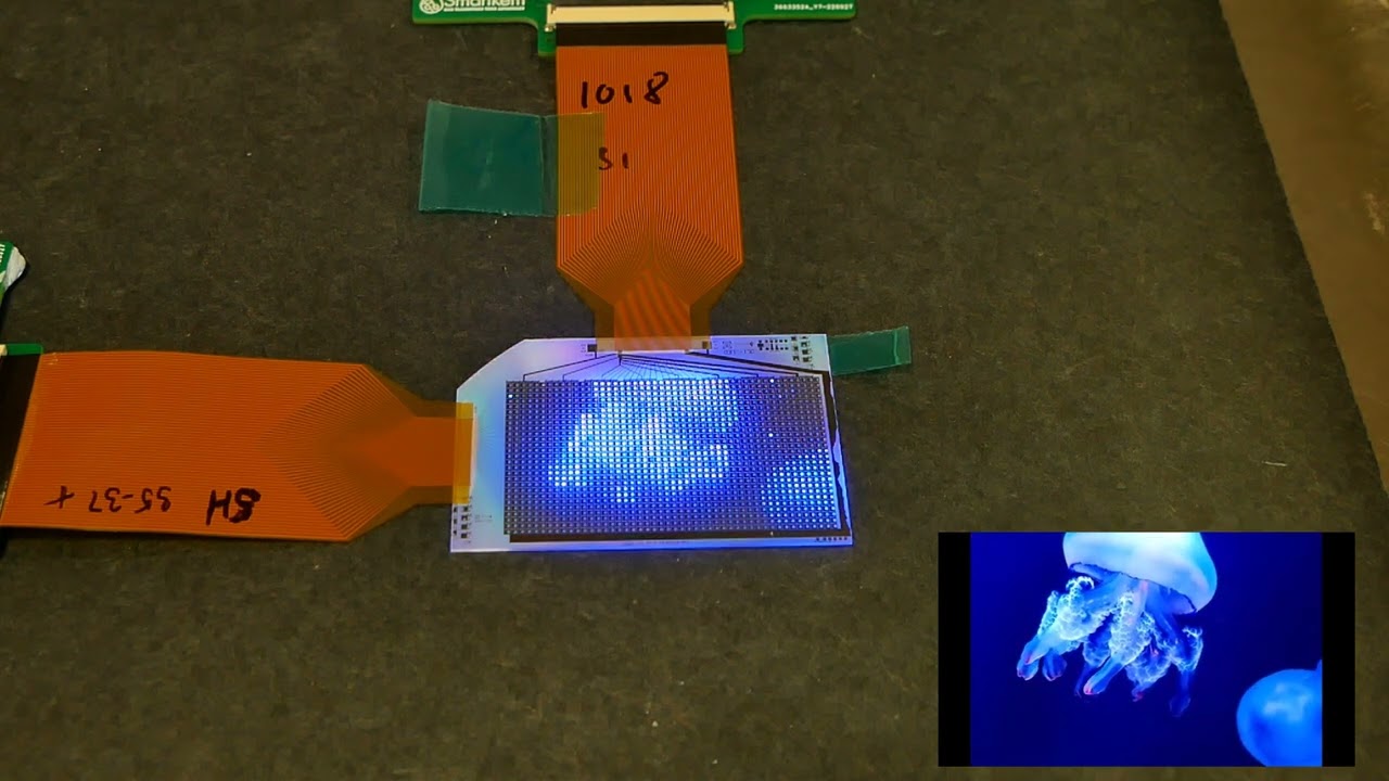 27x48 miniLED backlight for LCD used in VR display applications