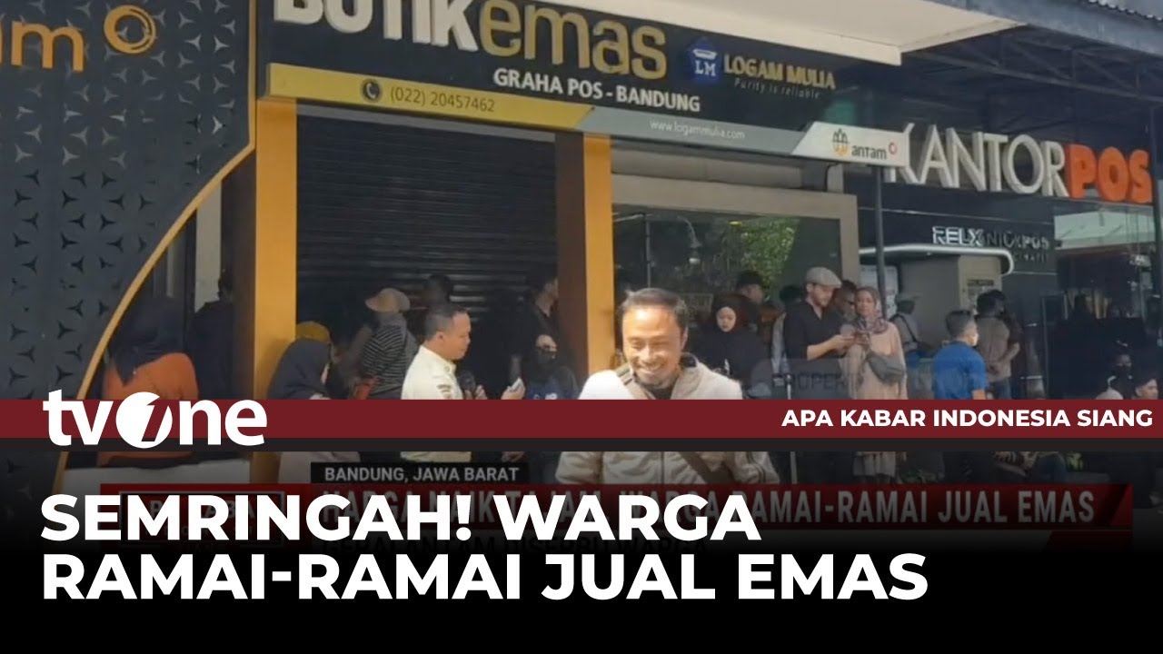 Lagi Naik Harga!! Butik Emas Antam Diserbu Warga | tvOne