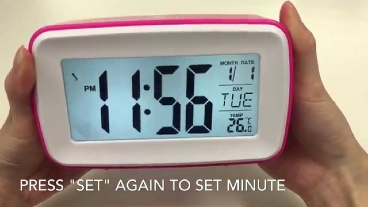 JCC Smart light voice recording digital alarm clock Unboxing and review - 803