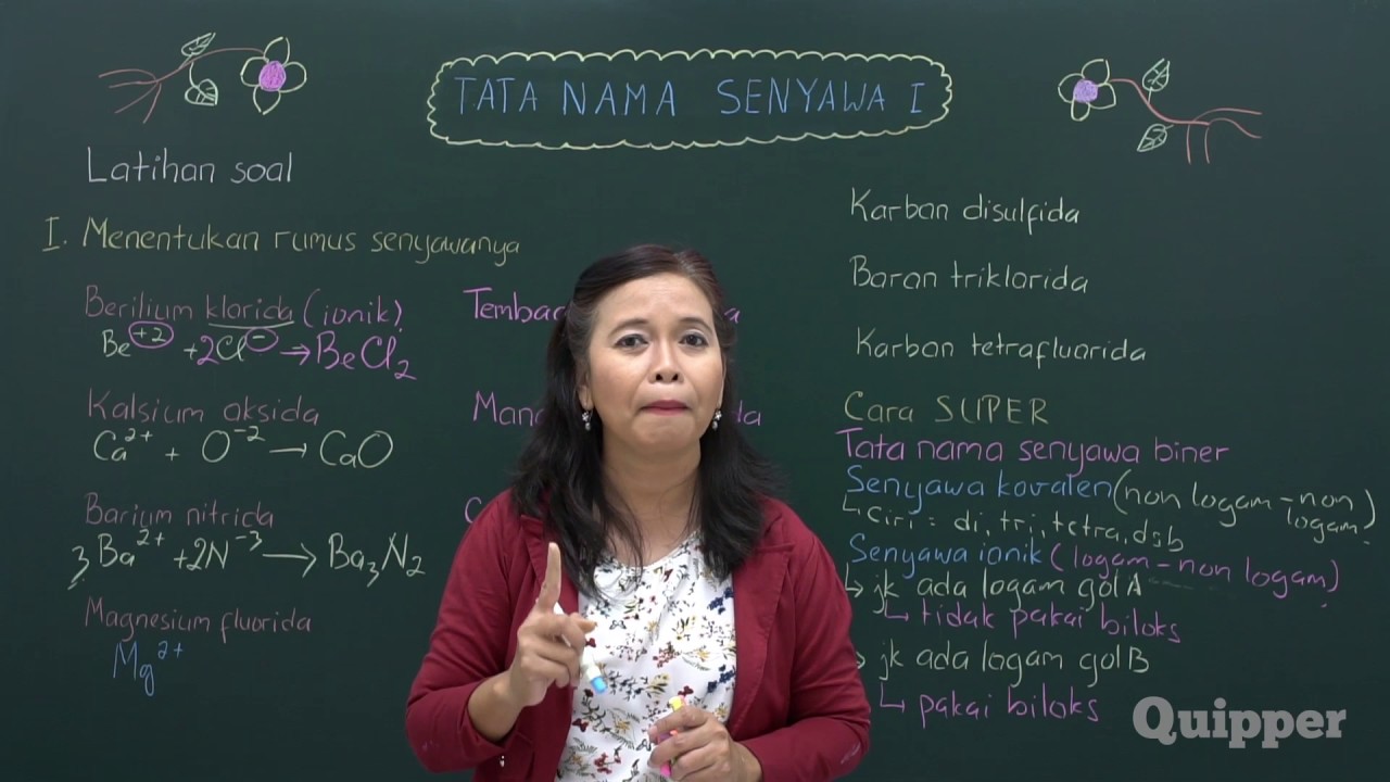 Quipper Video - Kimia - Tatanama Senyawa 1 - [SMA]