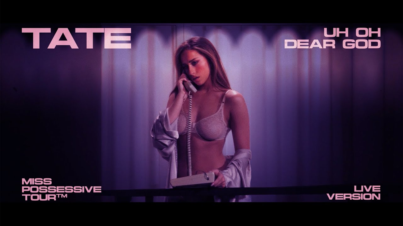 Tate McRae - uh oh & dear god (live version) Miss Possessive Tour