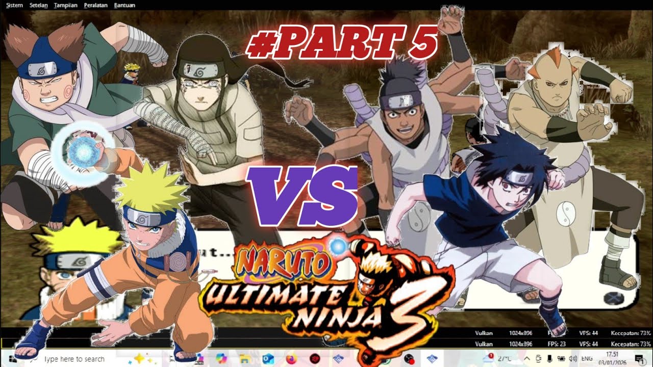 NARUTO ULTIMATE NINJA 3 - SASUKE RETRIEVAL ARC part 1 game PS2
