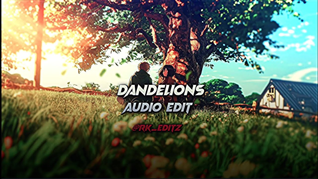 Dandelions - Ruth B. Edit Audio @RK_editz_yt1