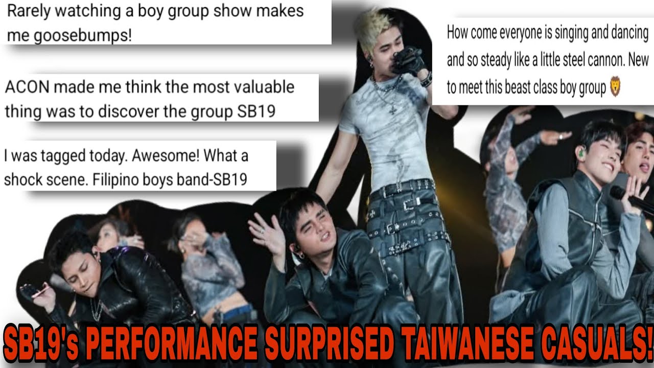 BREAKING: TAIWANESE CASUALS ALL PRAISES TO SB19's ACON PERFORMANCE! | Esbi Updates